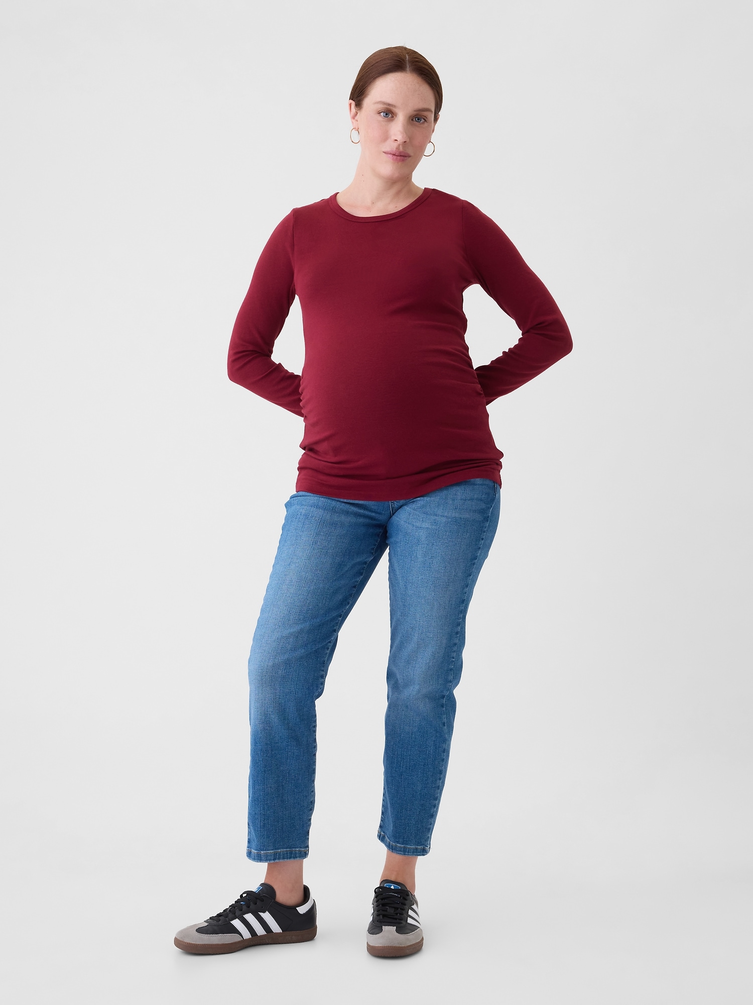 Maternity Modern Crewneck T-Shirt