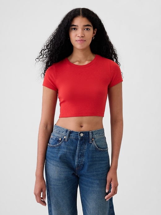 Image number 1 showing, Modern Cropped T-Shirt