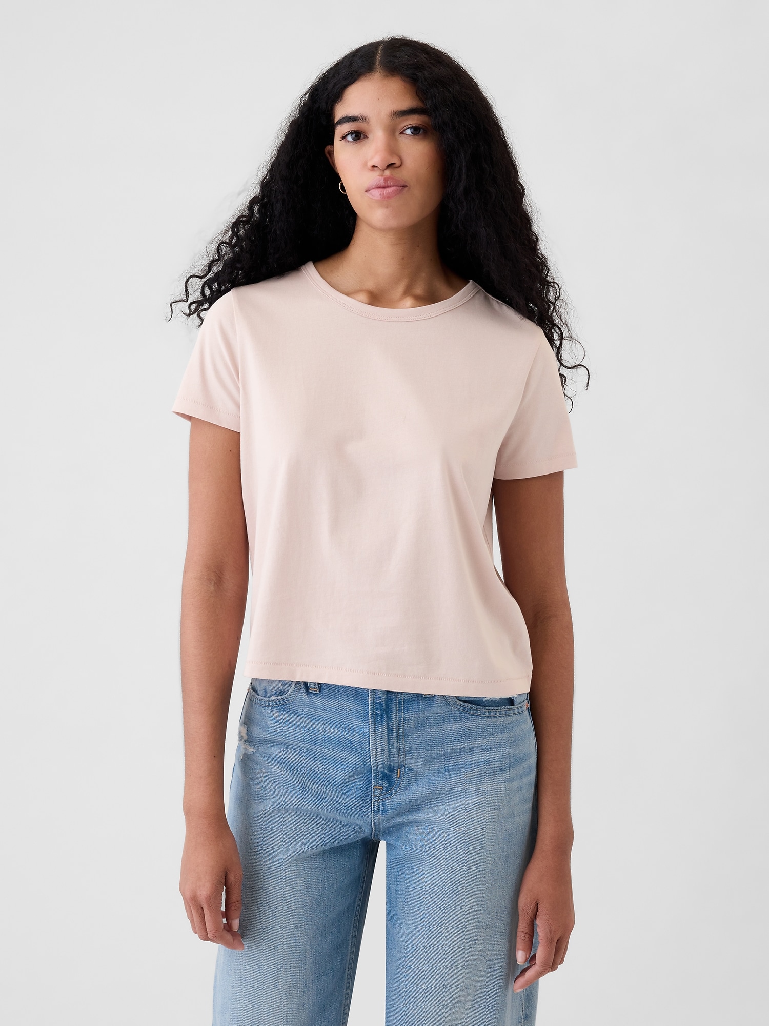 Organic Cotton Vintage Shrunken T-Shirt