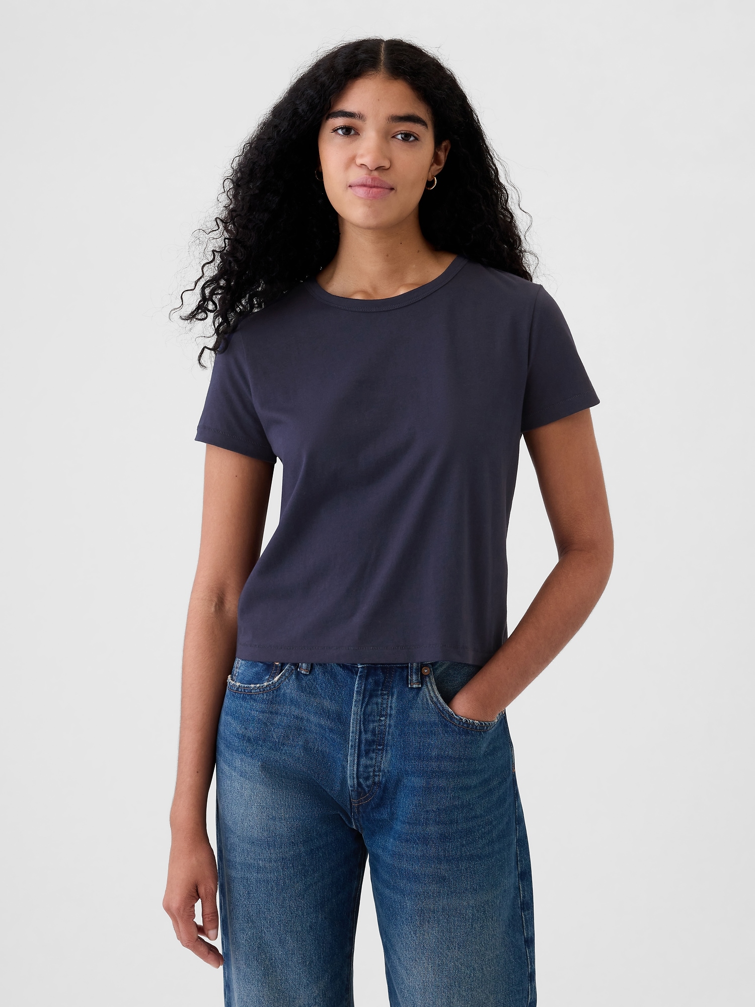 Organic Cotton Vintage Shrunken T-Shirt