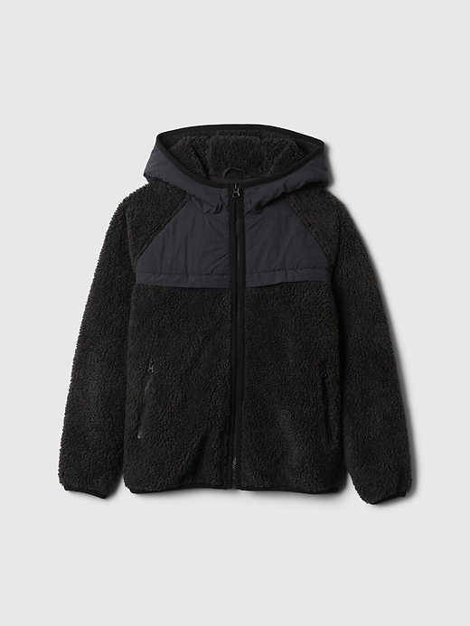 Image number 5 showing, Kids Sherpa Hooded Jacket