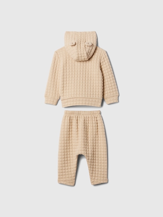 Image number 2 showing, Baby Quilted Outfit Set