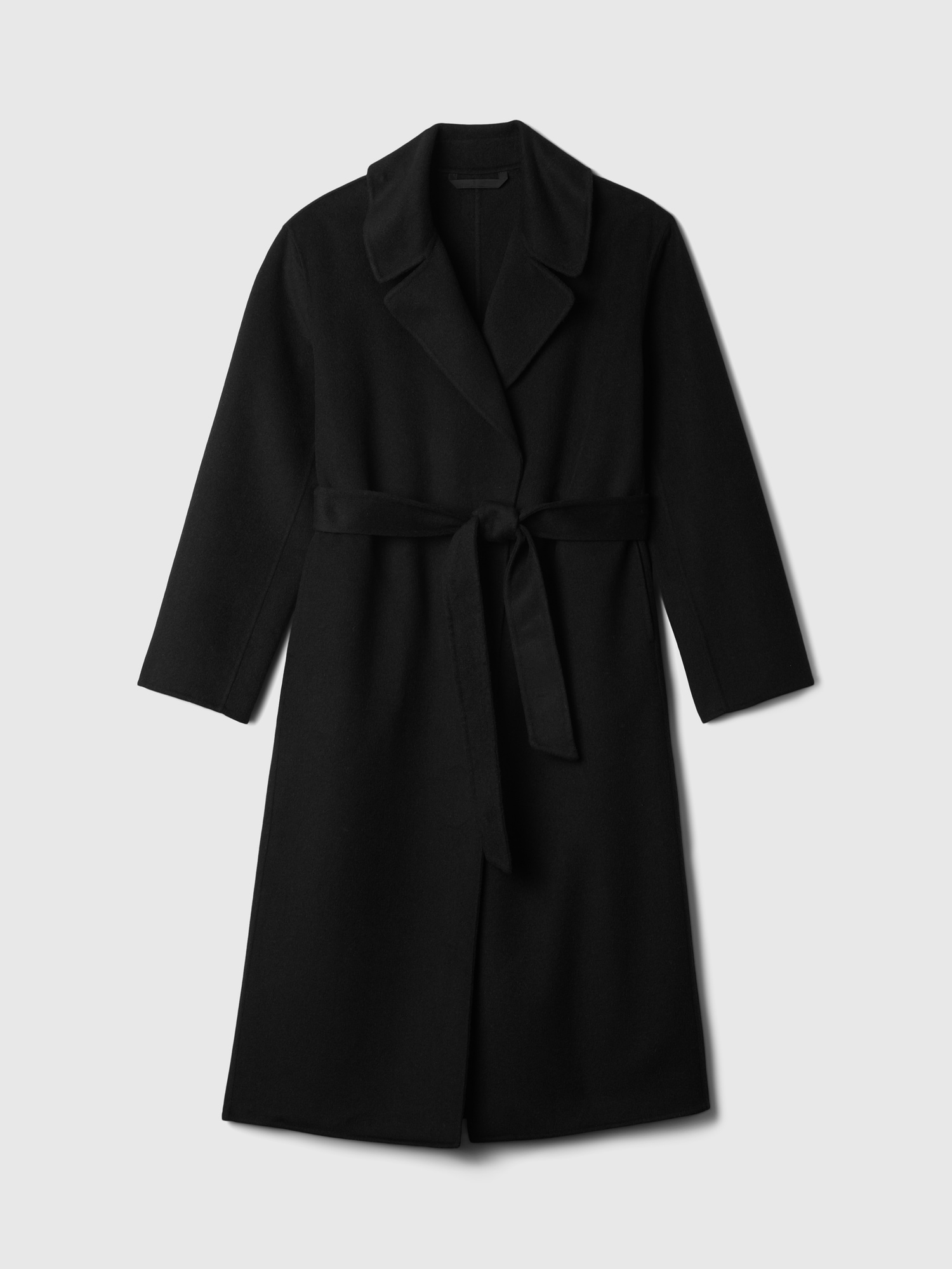 Belted Double Faced Wool Coat Gap