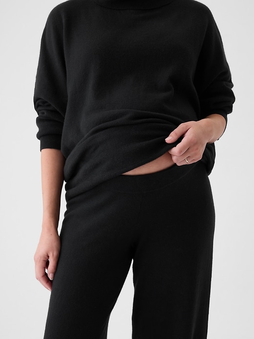 Image number 4 showing, Maternity CashSoft Under Belly Sweater Pants