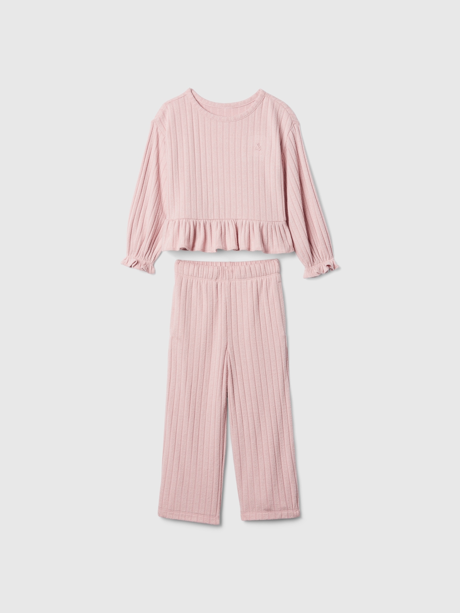 babyGap Softspun Ruffle Rib Outfit Set