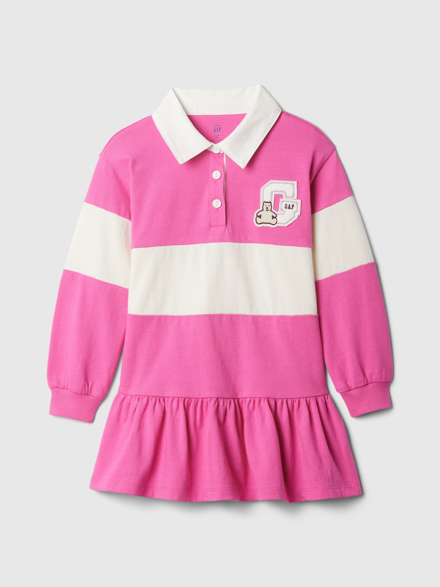 babyLogo Rugby Polo Shirt Dress