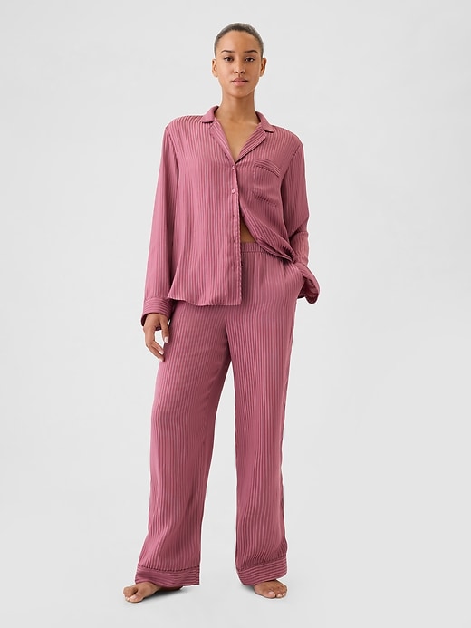 Image number 5 showing, Satin PJ Pants