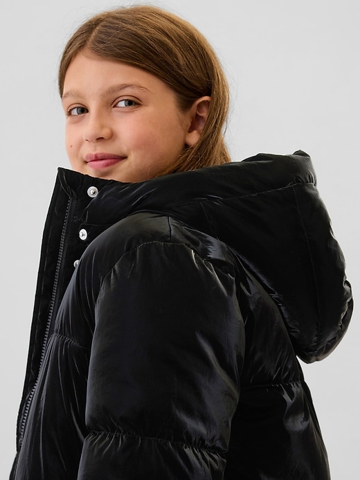 Image number 8 showing, Kids Recycled Metallic Puffer Jacket