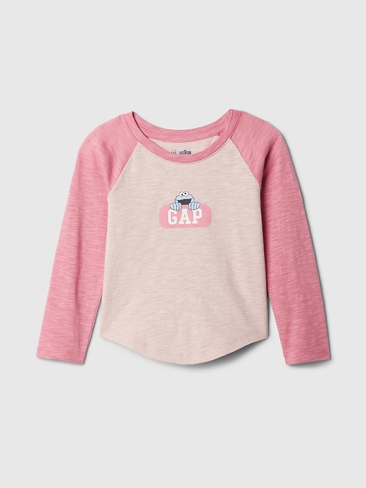 Image number 1 showing, babyGap Sesame Street Raglan Graphic T-Shirt