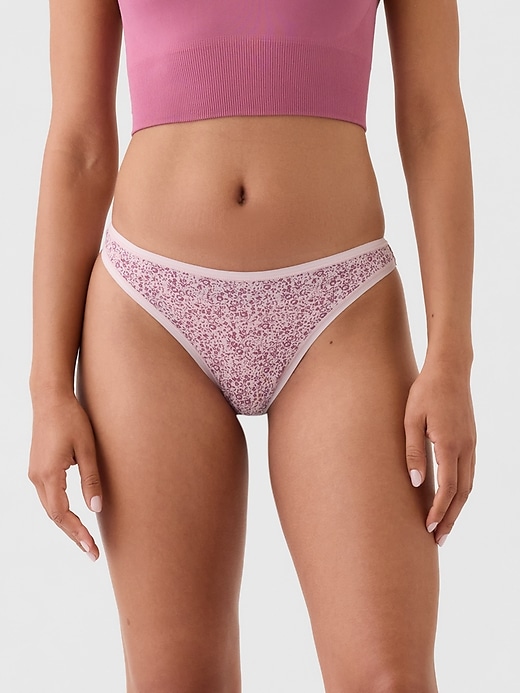 Image number 6 showing, Organic Stretch Cotton Thong