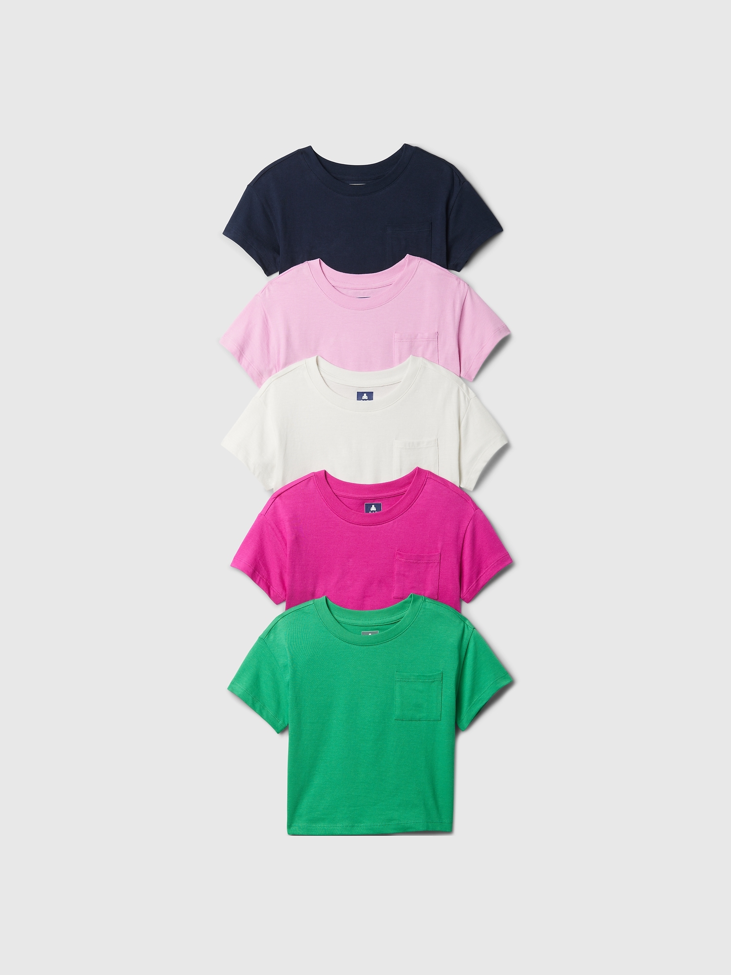 babyGap Organic Cotton Mix and Match Pocket T-Shirt (5-Pack)