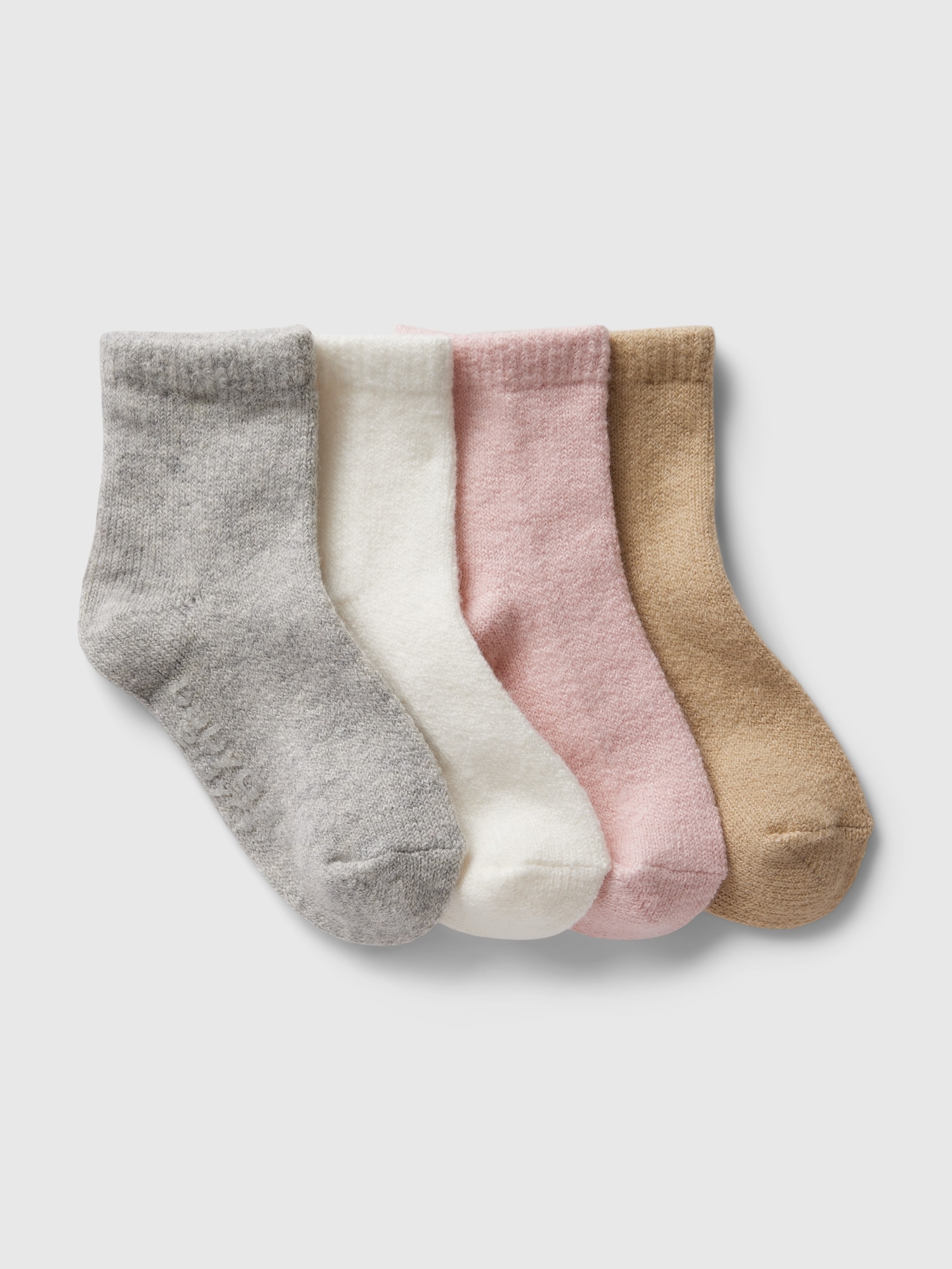 Chaussettes courtes Effet cachemire babyGap (paquet de 4 paires)