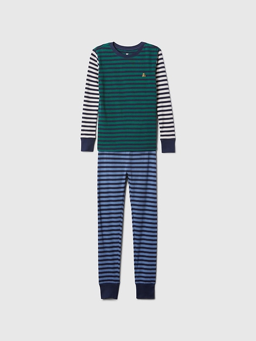 Image number 9 showing, Kids Organic Cotton Henley PJ Set