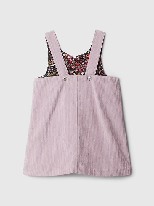 L'image numéro 2 présente Robe-chasuble en velours côtelé babyGap