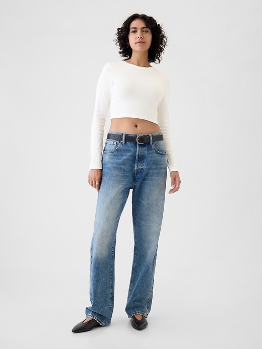 Image number 3 showing, Modern Rib Cropped T-Shirt