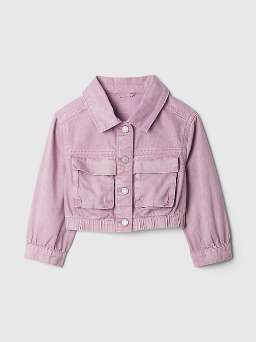 Image number 1 showing, babyGap Cropped Denim Jacket