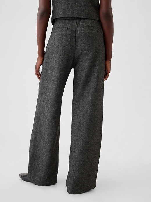 Image number 4 showing, 365 High Rise Brushed Twill Pleated Trousers