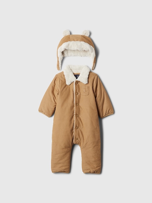 Image number 1 showing, Baby Corduroy One-Piece Outfit Set