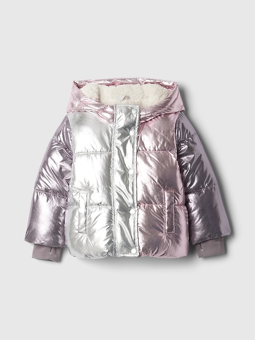 Image number 5 showing, babyGap Recycled Nylon Cozy Puffer Jacket