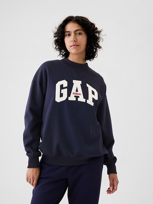 Image number 1 showing, Gap Logo Mockneck Sweatshirt