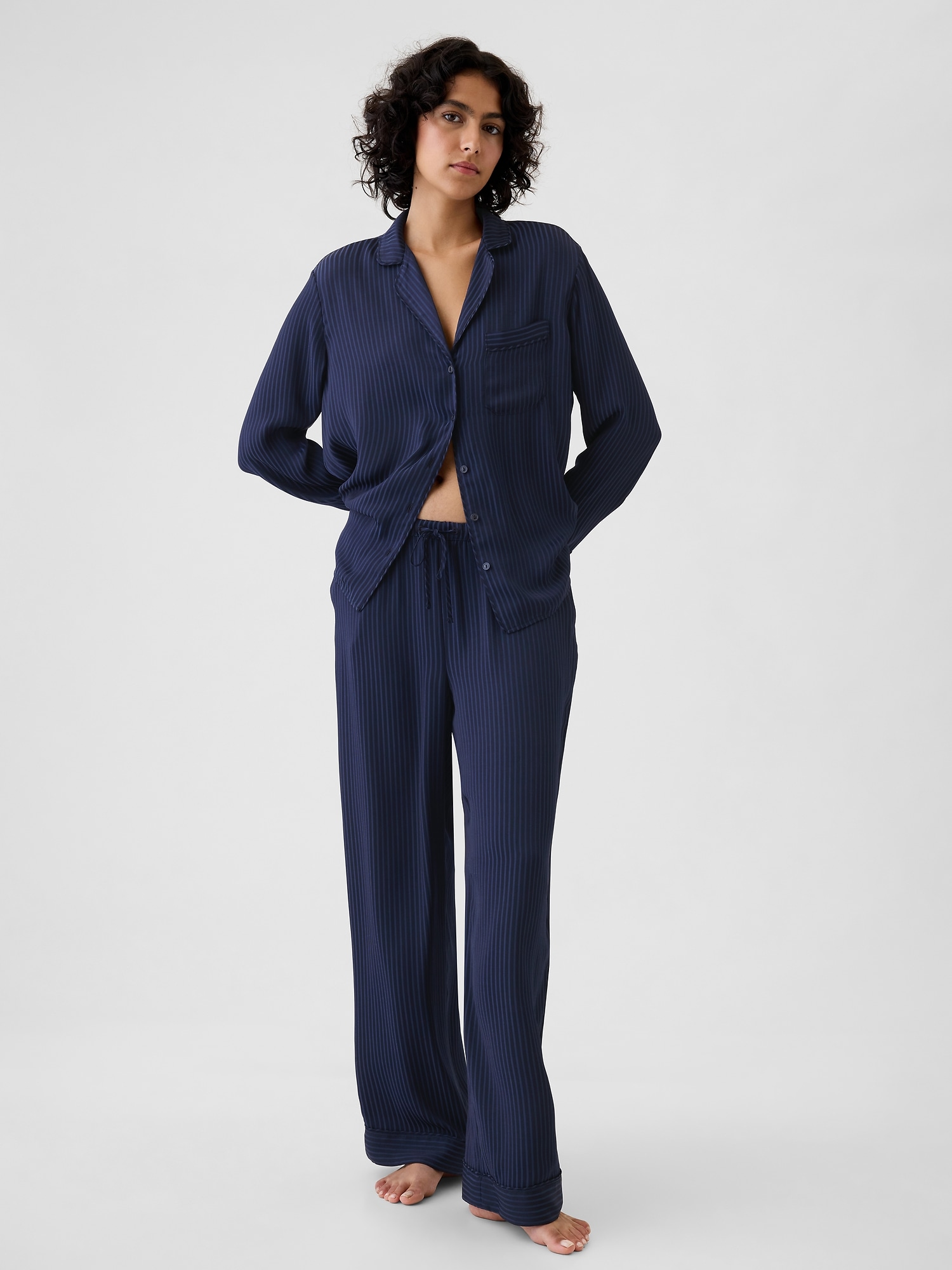 Gap satin pajamas sale