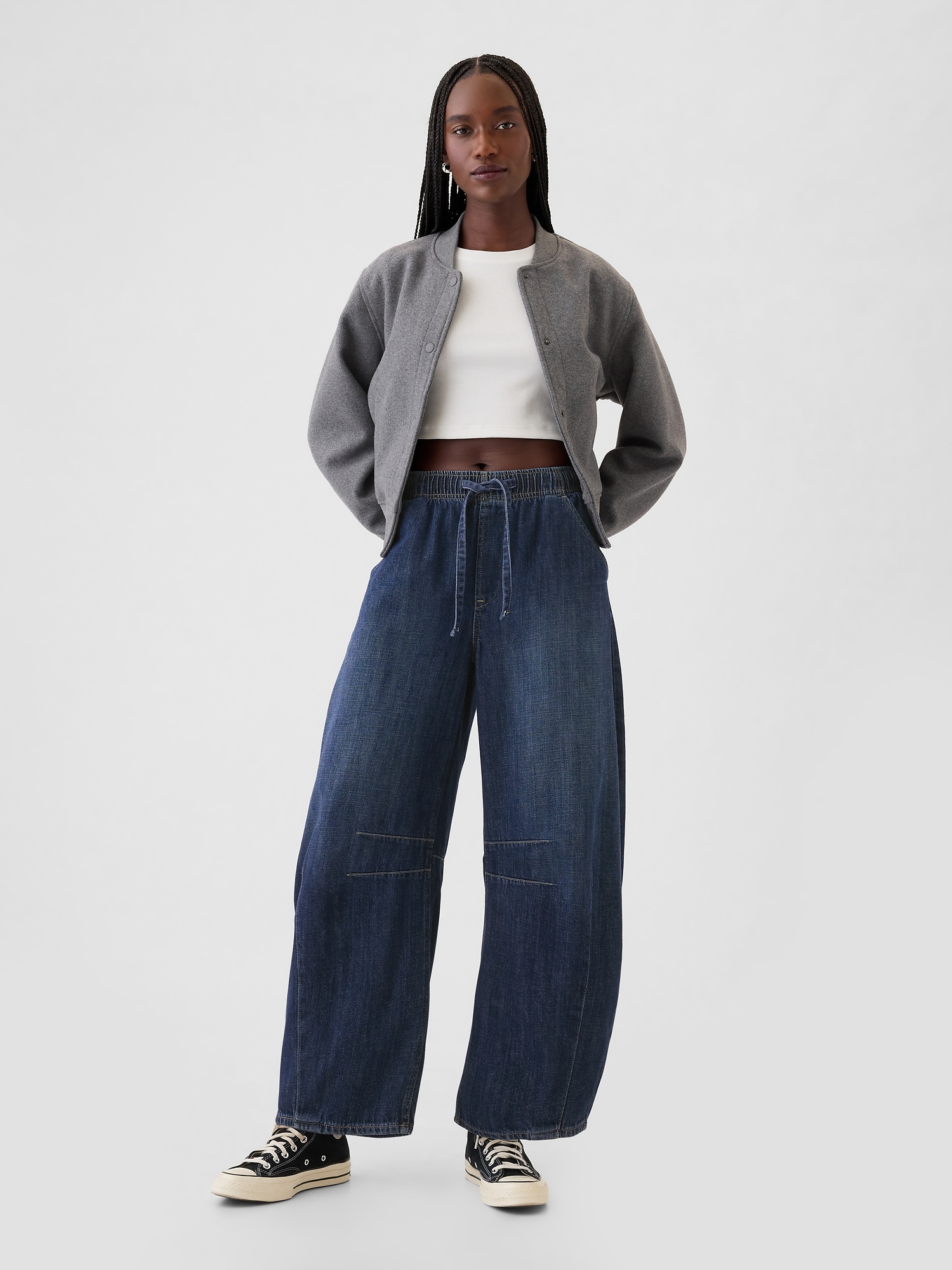 High Rise Easy Horseshoe Jeans