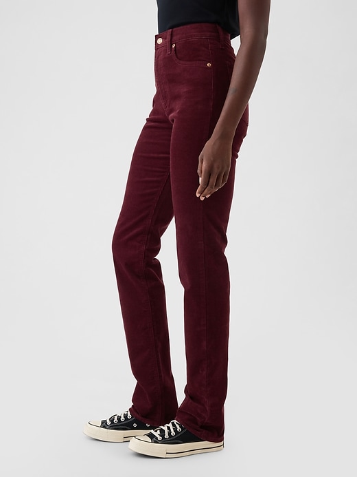 Image number 10 showing, High Rise Corduroy '90s Straight Pants