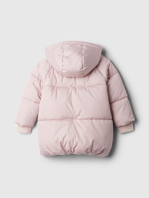 Image number 2 showing, babyGap Recycled Heavyweight Sherpa-Lined PrimaLoft® Puffer Jacket