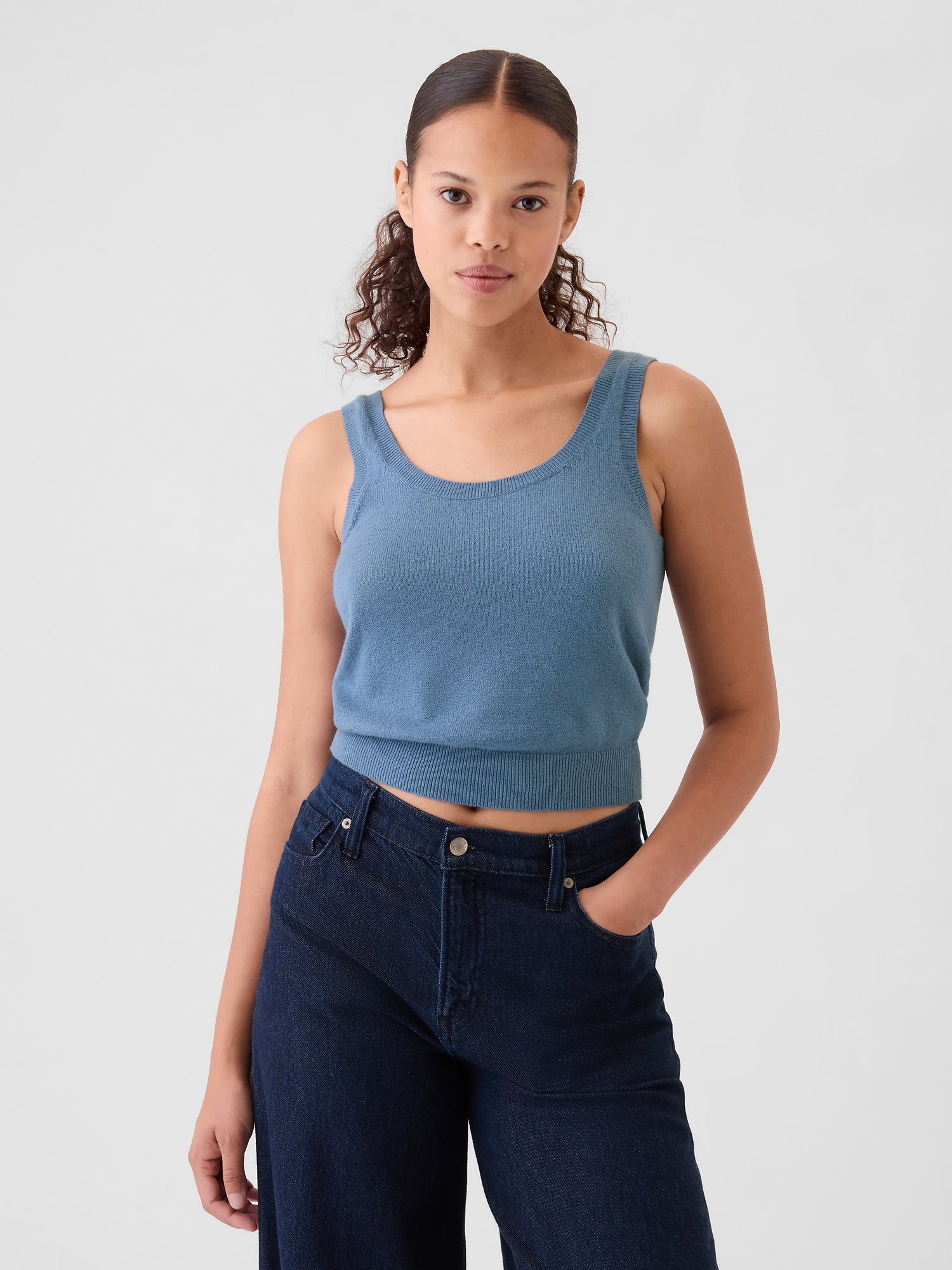 Camisole courte Effet cachemire