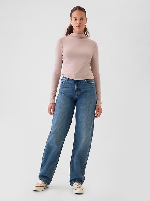 Image number 3 showing, Featherweight Turtleneck Top