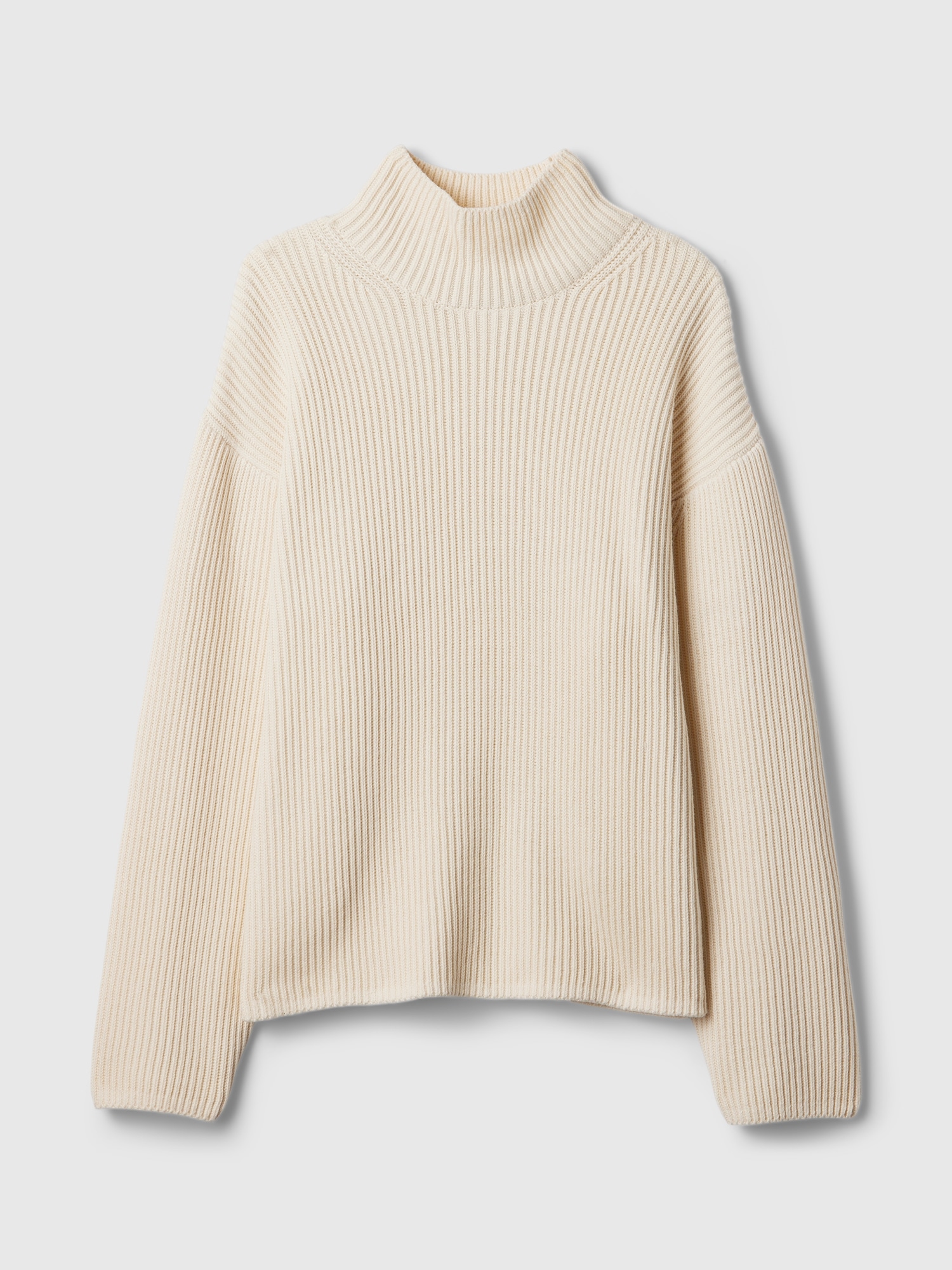 24/7 Split-Hem Mockneck Sweater