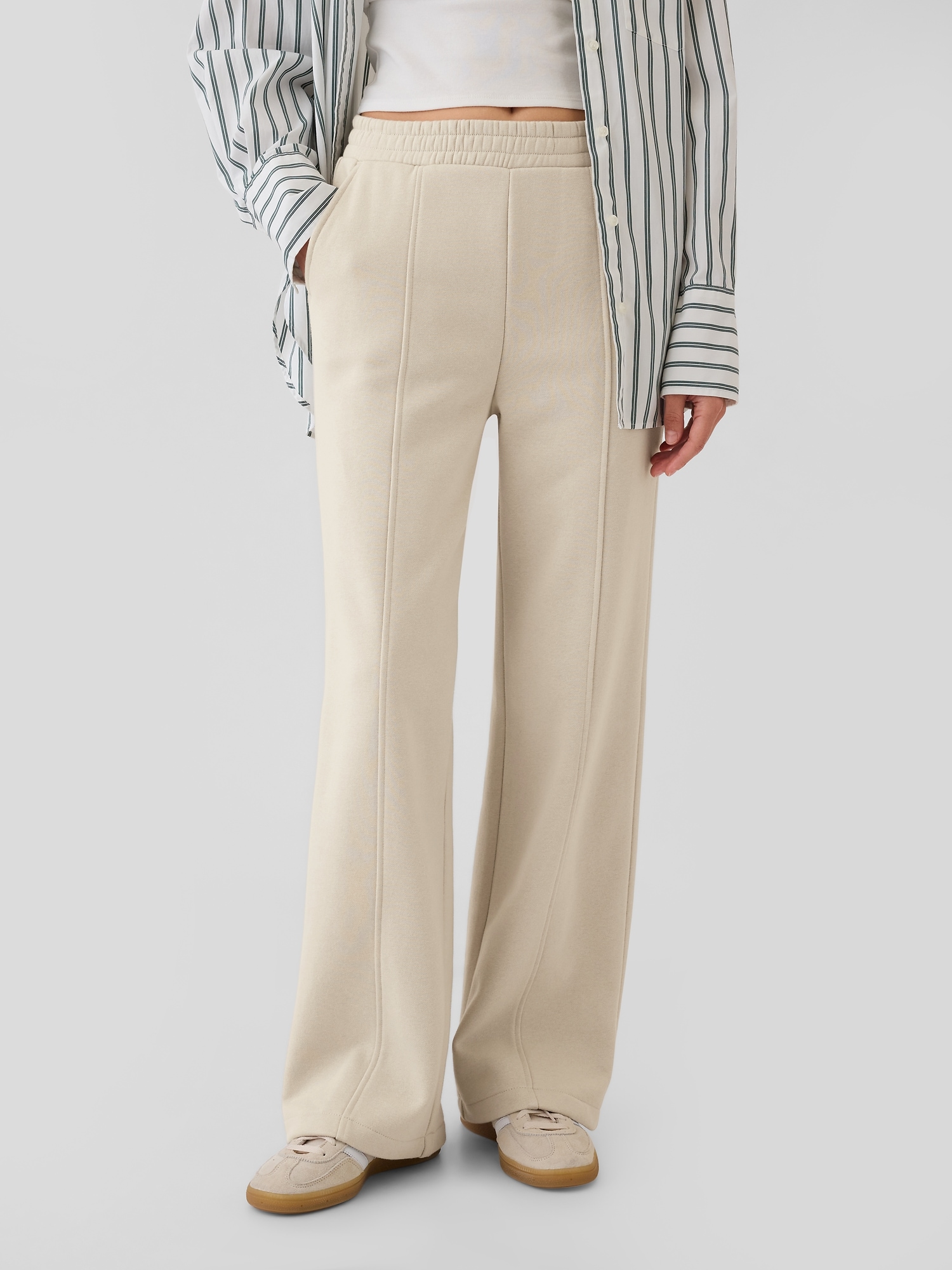 Vintage Soft Wide-Leg Sweatpants