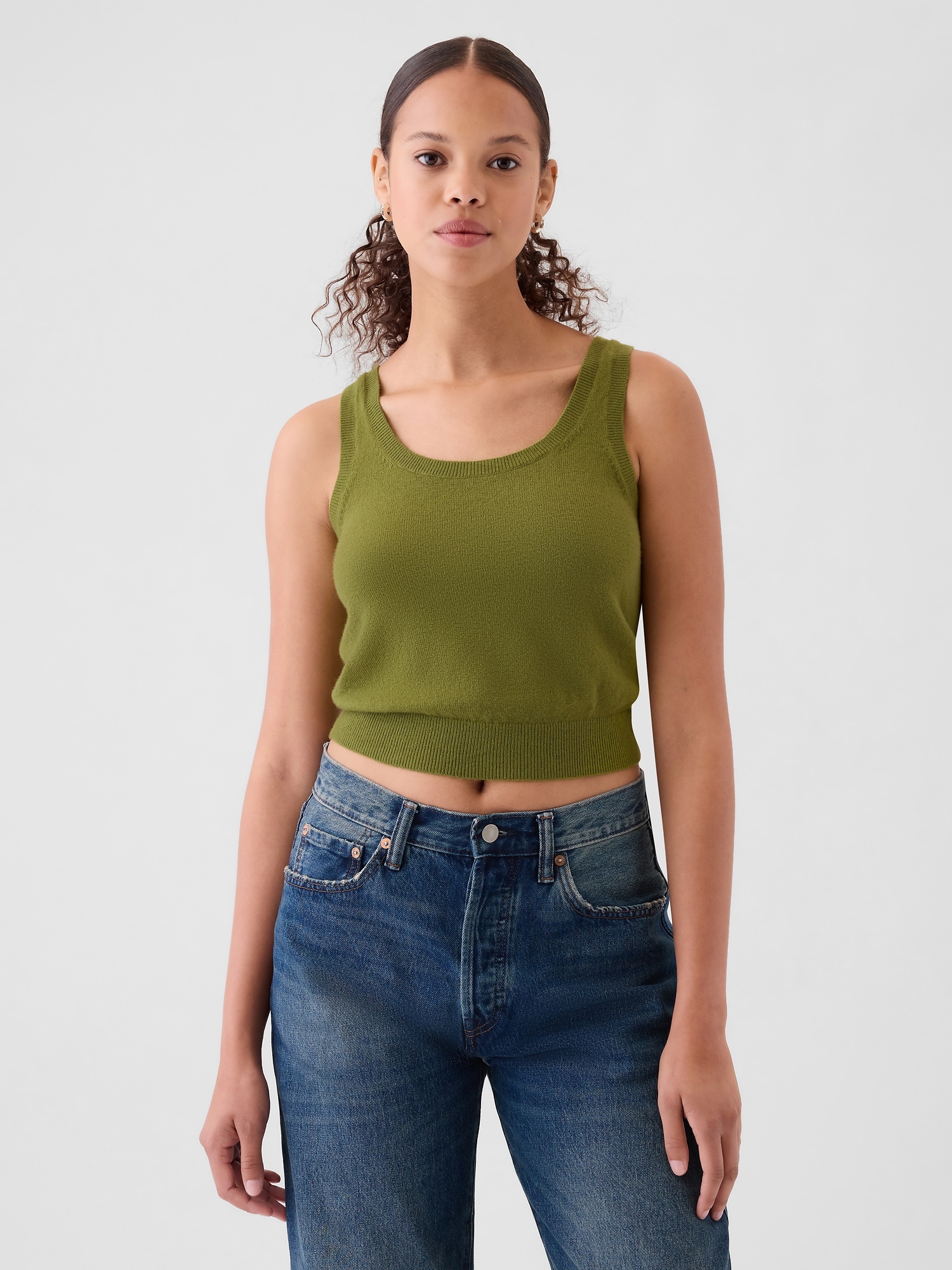 Camisole courte Effet cachemire