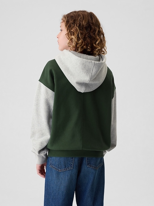 Image number 2 showing, Kids Vintage Soft Colorblock Zip Hoodie