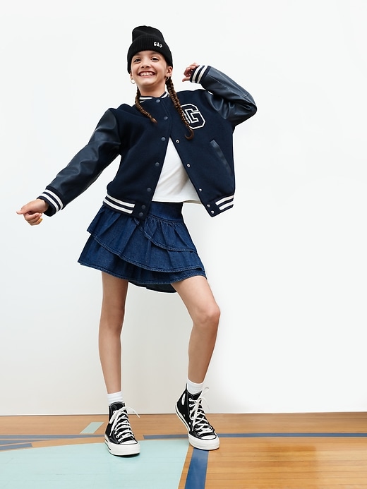 Image number 6 showing, Kids Varsity Jacket