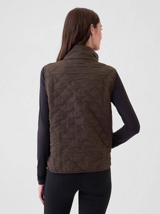 View large product image 2 of 7. GapFit Quilted Vest