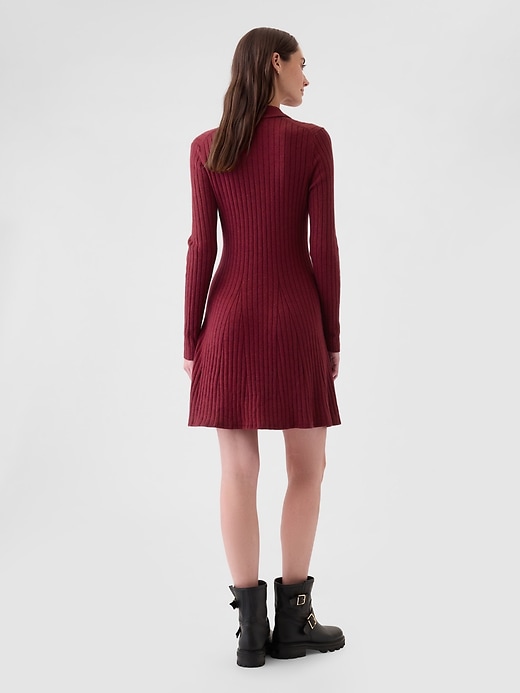 Image number 2 showing, CashSoft Polo Mini Sweater Dress