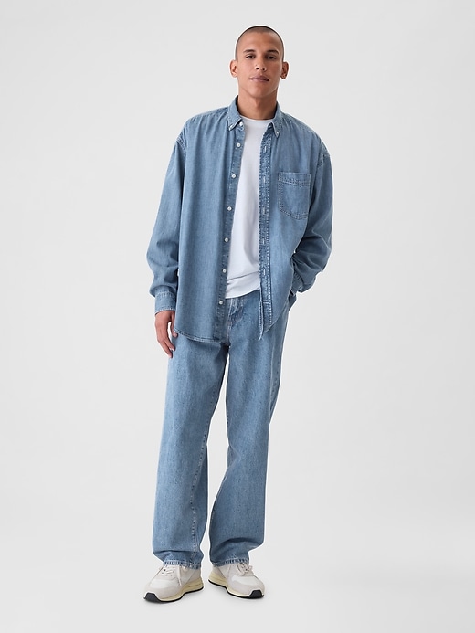 Image number 2 showing, Denim Big Shirt