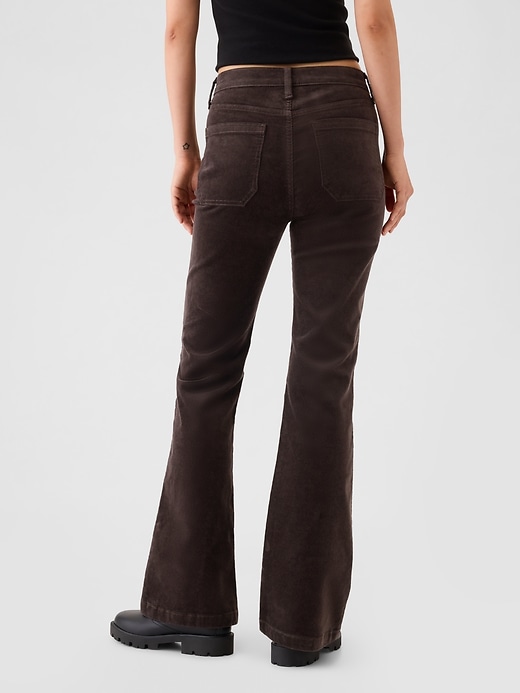 Image number 4 showing, High Rise Corduroy '70s Flare Pants