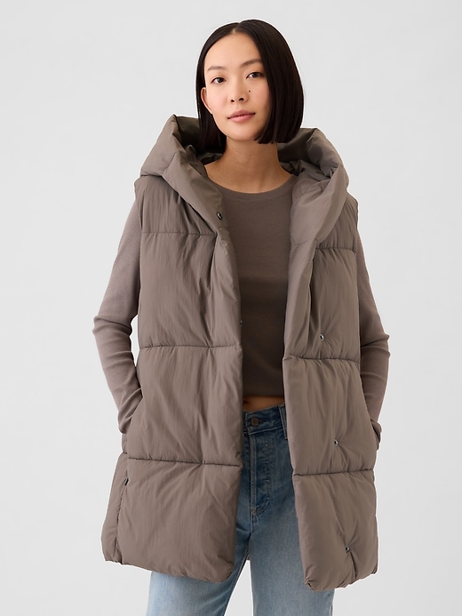 Image number 6 showing, Duvet Wrap Puffer Vest