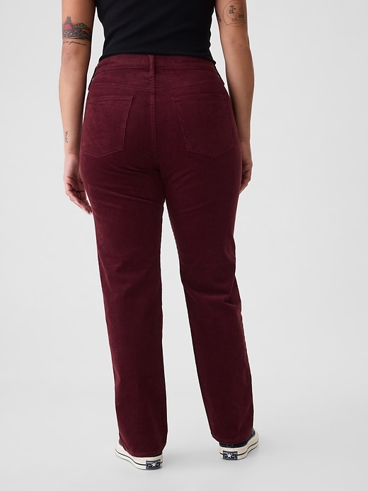 Image number 6 showing, High Rise Corduroy '90s Straight Pants