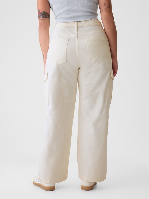 Image number 6 showing, Mid Rise Corduroy '90s Loose Cargo Pants