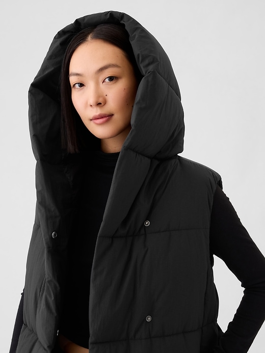 Image number 8 showing, Duvet Wrap Puffer Vest