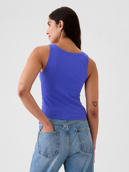 Image number 2 showing, Modern Cropped Tank Top