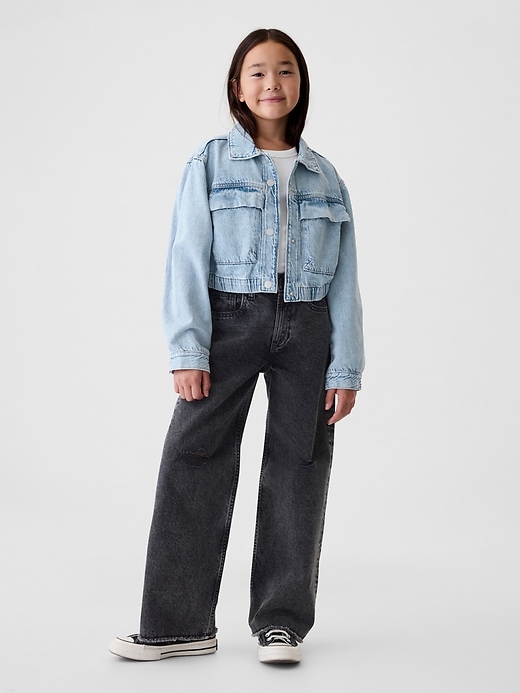 Image number 3 showing, Cropped Denim Jacket