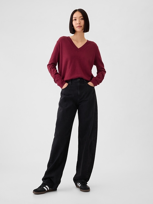 Image number 7 showing, CashSoft V-Neck Sweater