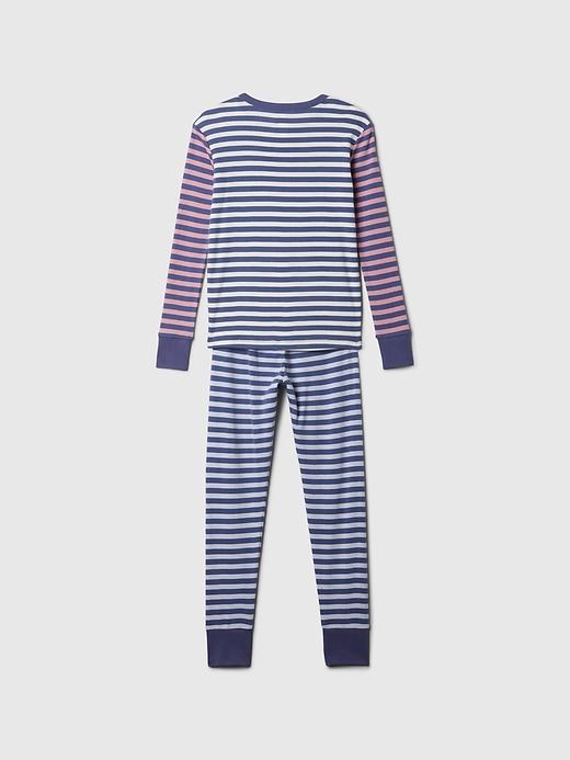 Image number 2 showing, Kids Organic Brushed Cotton PJ Set