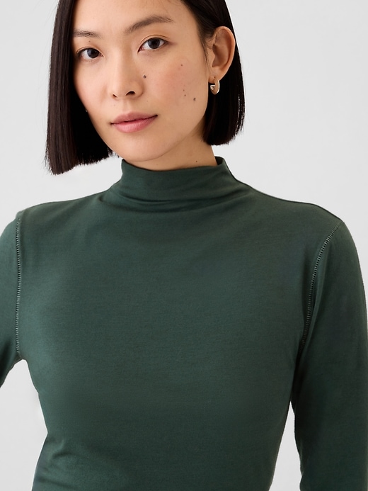 Image number 4 showing, Featherweight Turtleneck Top