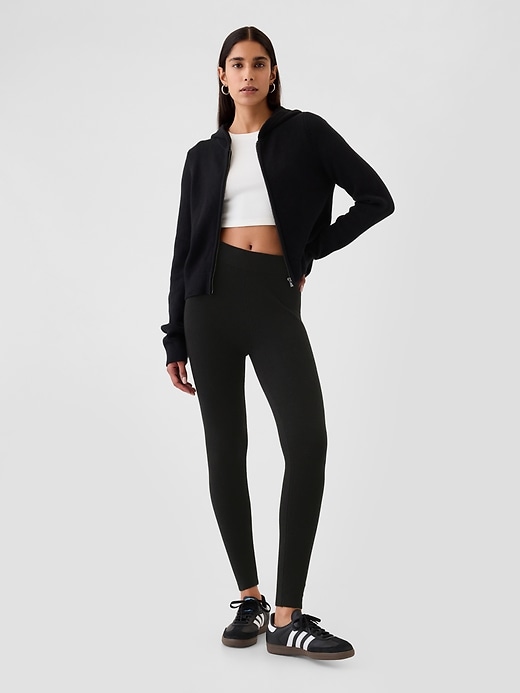 Image number 1 showing, CashSoft Sweater Leggings