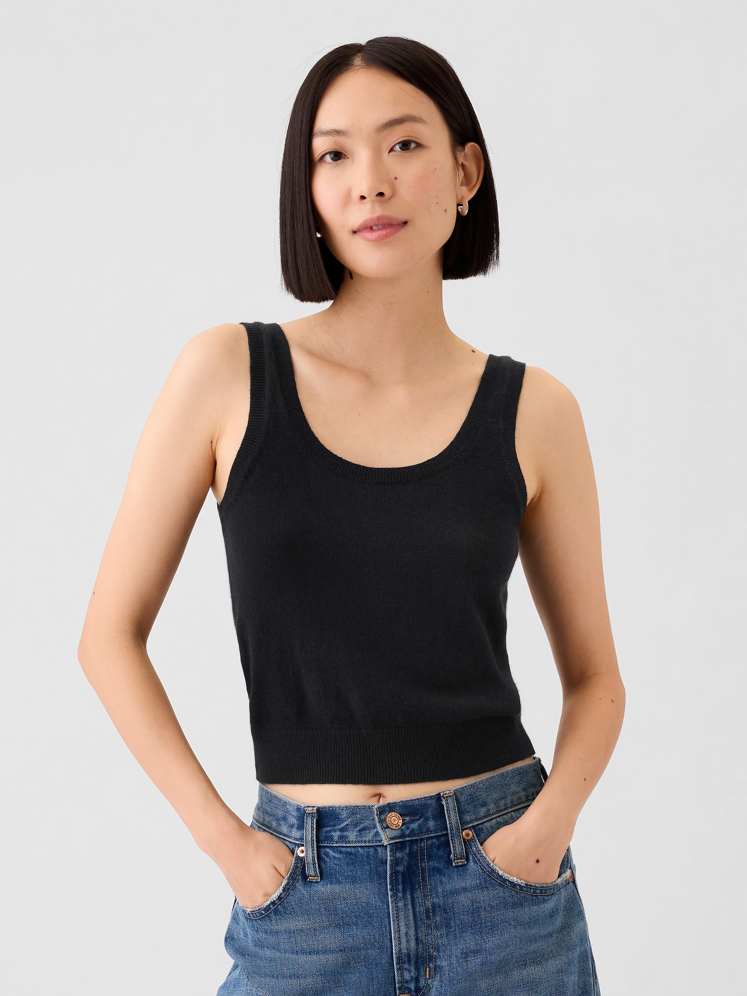 Camisole courte Effet cachemire